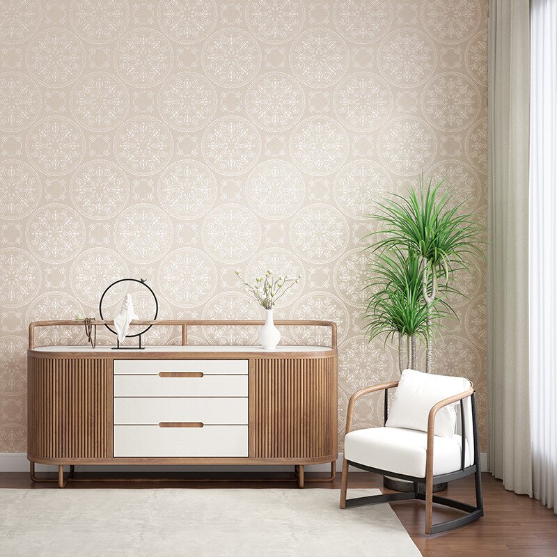 3D Chinese AB red wallpaper bedroom living room TV background wall antique Chinese wallpaper Chinese style: Light Grey