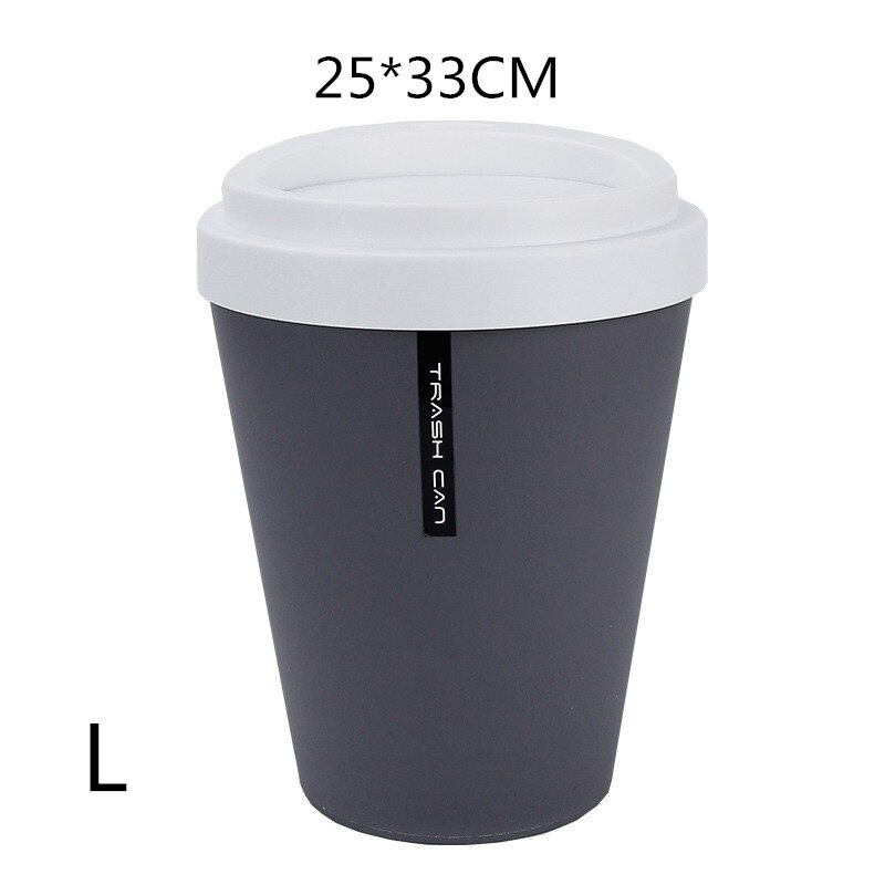 2PC Plastic Trash Can Office Desktop Mini Dustbin Kitchen Bathroom Living Room Waste Bins Bucket Household Cleaning Accessories: 5
