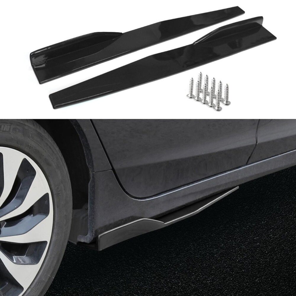 Difusor Universal de alas para falda lateral de coche, divisores de cohete, accesorios para automóvil , 74,5 cm
