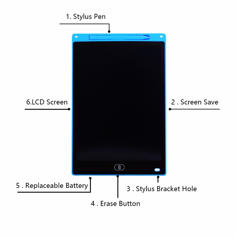 8.5Inch Electronic Drawing Board LCD Screen Writing Tablet Digital Graphic Drawing Tablet Handwriting Touchpad Pad Board Monitor