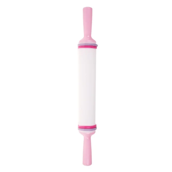 Kakdekoration med präglade kavel texturerad non-stick fondant bakverk glasyr lera degrulle köksredskap bakning: Svart