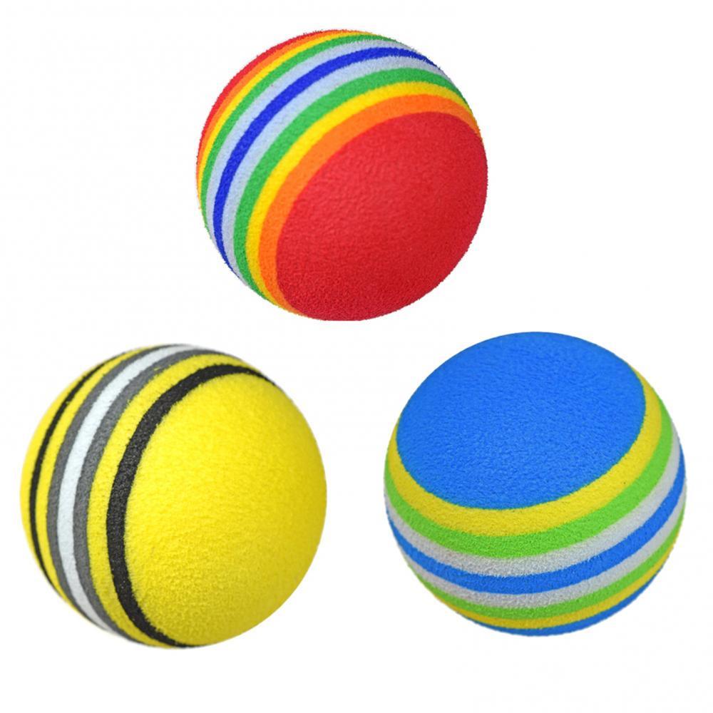 Pelotas de Golf de goma EVA para interior, accesorio de pelota de Golf suave, 10 Uds.