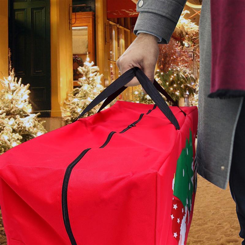 Christmas Tree Storage Bag Fits Up To 9 FT Disassembled Tree Xmas Party Supplies 50 X 130 X 45cm Container