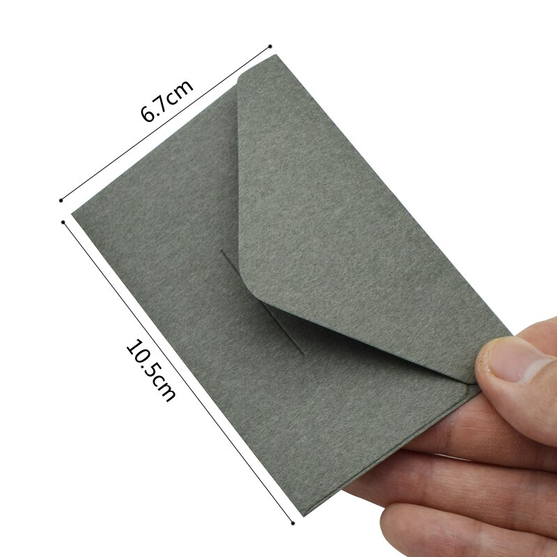Sobres de papel pequeños clásicos, sobres coloridos en blanco, 10,5x6,7 cm, tarjetas de felicitación, invitación de boda, sobre de , 20 Uds.