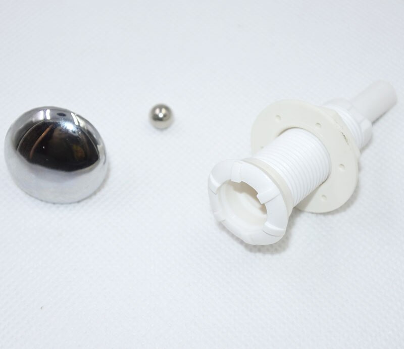 8mm air jet export bathtub spa air bubble jet with Chrome plating,white plastic case Bathtub accessories