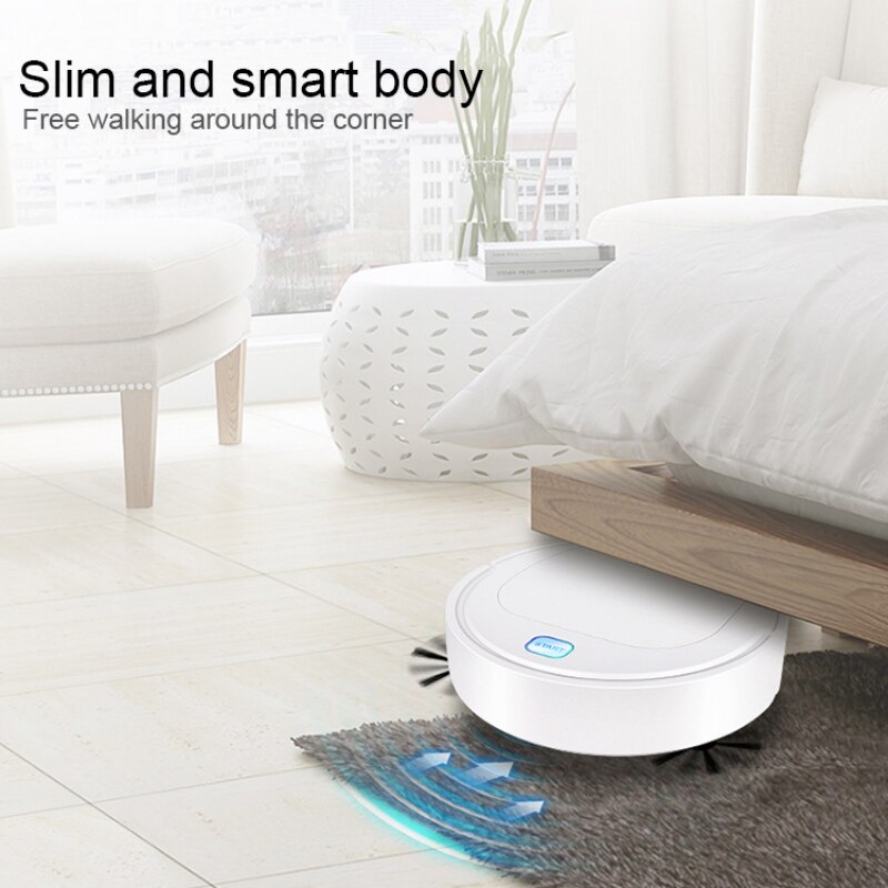 Bärbar usb golv soprobot automatisk städmaskin lat intelligent dammsugare hushållsladdning soprobot