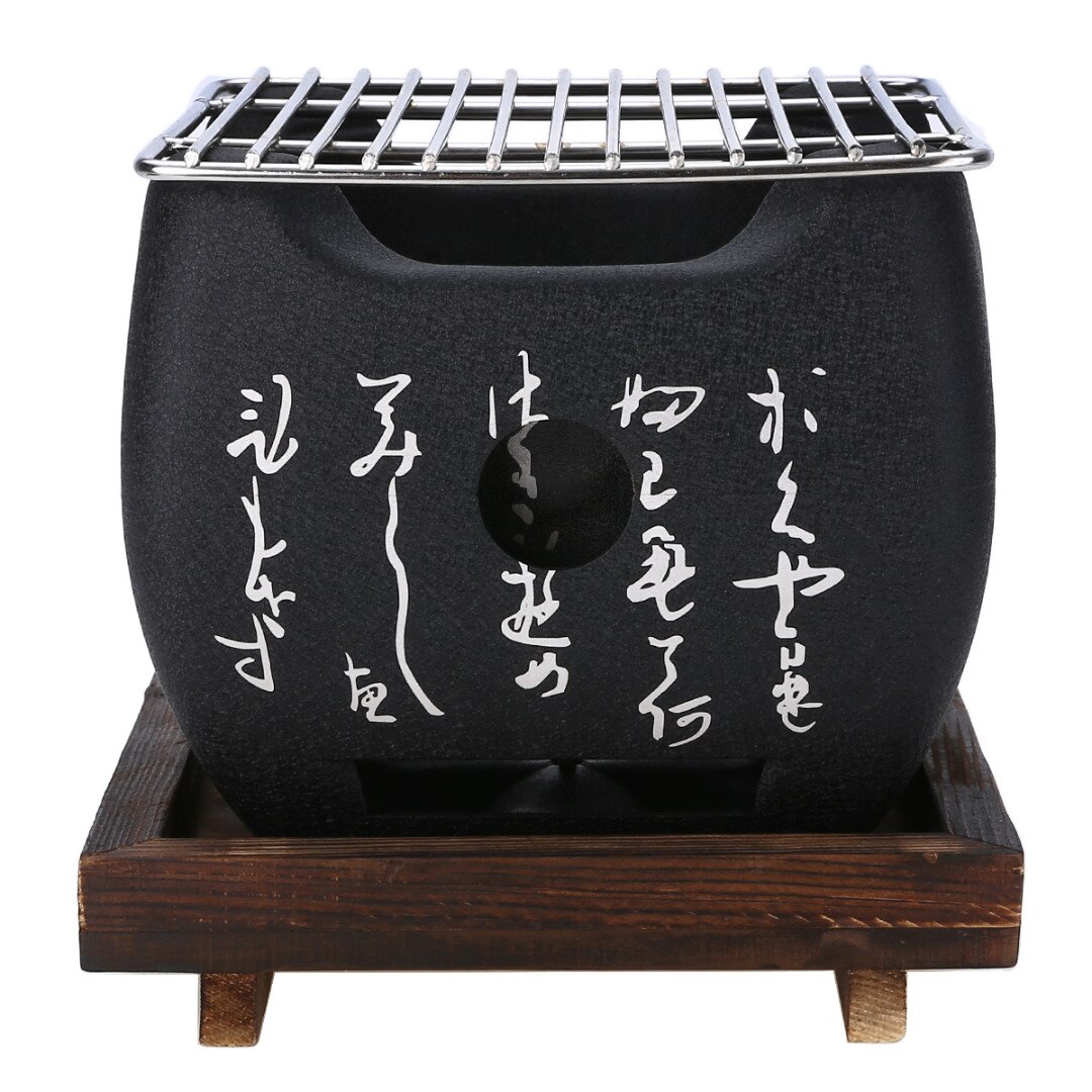 Koreansk japansk stil bærbar mad carbon ovn grill komfur kogeovn alkohol grill husholdningsgrill