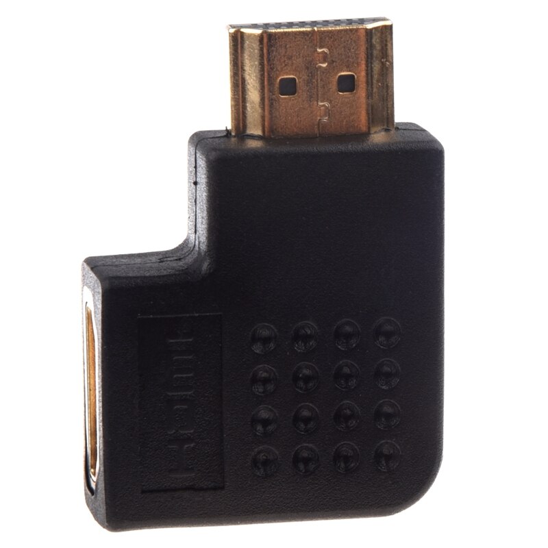 Hdmi Haakse Man-vrouw Adapter & Hdmi Haakse Port Saver Adapter (Man-vrouw)-270 Graden-Verticale