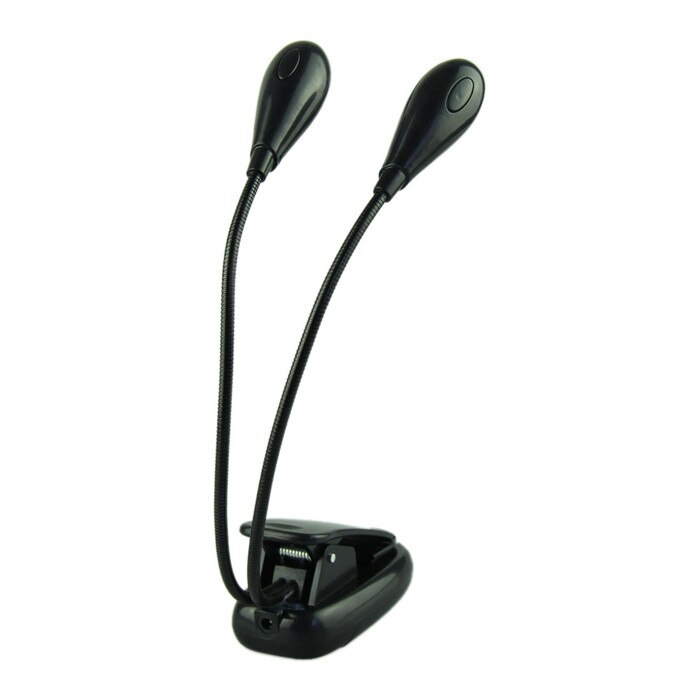 Super Verstelbare Zwanenhalzen Clip op LED Lamp voor Muziek Stand en Boek Leeslamp Du sales #20