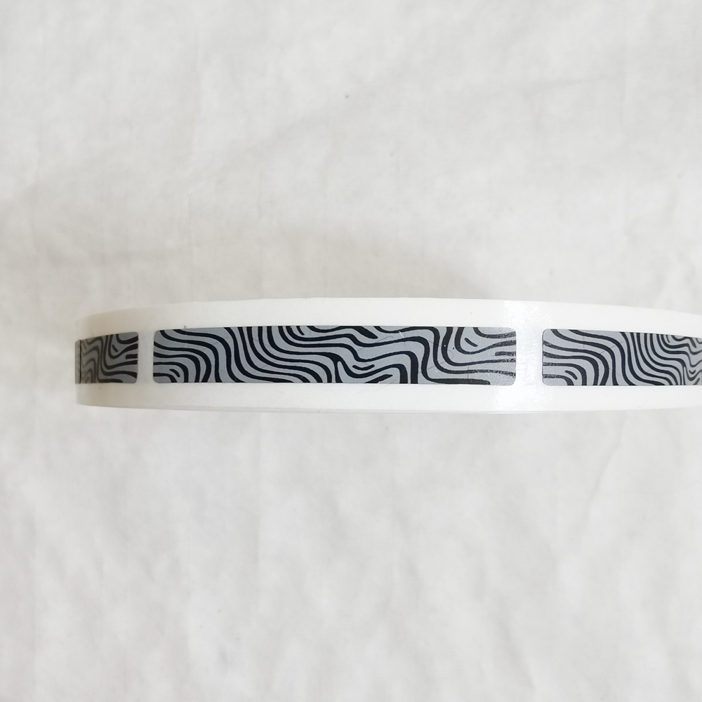 Zebra Pattern Scratch Off Label 1000 Stickers Per Roll Recharge Coupon Bonus Card Message Password Cover Film