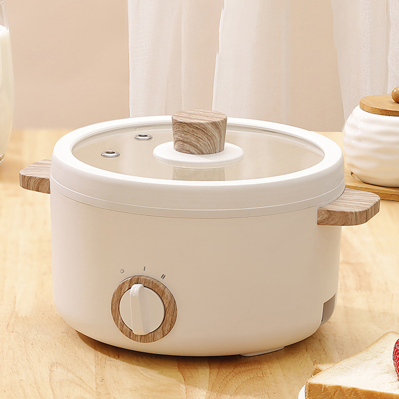 Multifunktions-Mini-Herds, elektrisches Kochen, Kochtopf, elektrische Wärmepfanne, Schlafsaal, Haushalt, 1–2 Personen, elektrische Reiskocher