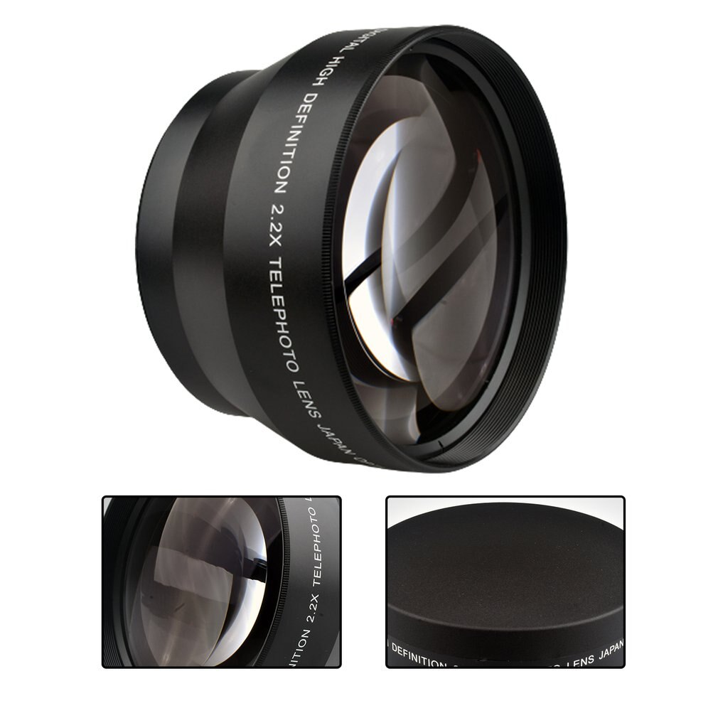 Telelens 67Mm 2.2X Universele Teleconverter Telelens Dslr Camera Accessoire Len Onderdelen Camera Telelens