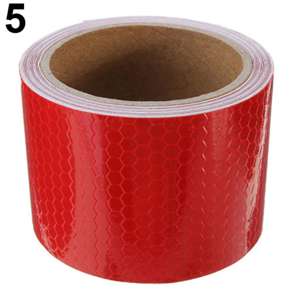 Auto Body Reflecterende Strips Stickers 3M X 50Mm Hoge Intensiteit Veiligheid Reflecterende Tape Zelfklevend Safty Tool Accessoires exterieur: Rood