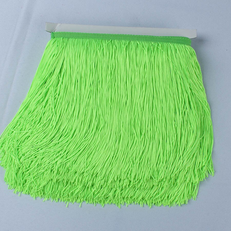 10 Yards/lot Lace Fringe Tassel Polyester Lace Trim Lint DIY Gordijn Latin Jurk Podium Kledingstuk 15 cm/ 20 cm/30 cm Breed