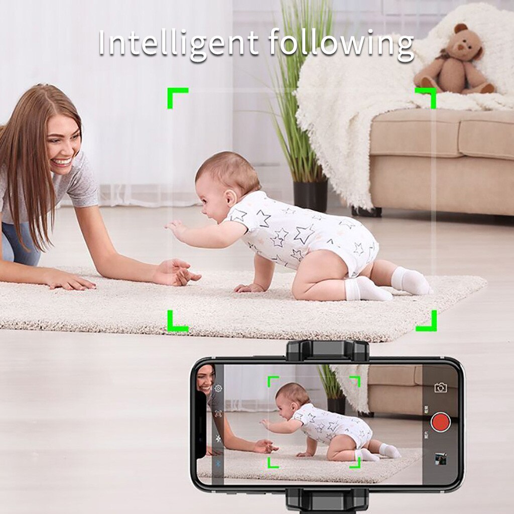 Smart phone universal joint 360 degree face photo tracking mobile phone for Vlog real-time video recording