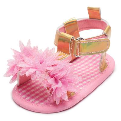 Pu Baby Sandals Girls Brand Sandal Baby Shoes Soft Sole Walking Shoes Flat Sandals For Babies Erkek Bebek Sandalet 0-12 Months: Pink / 5