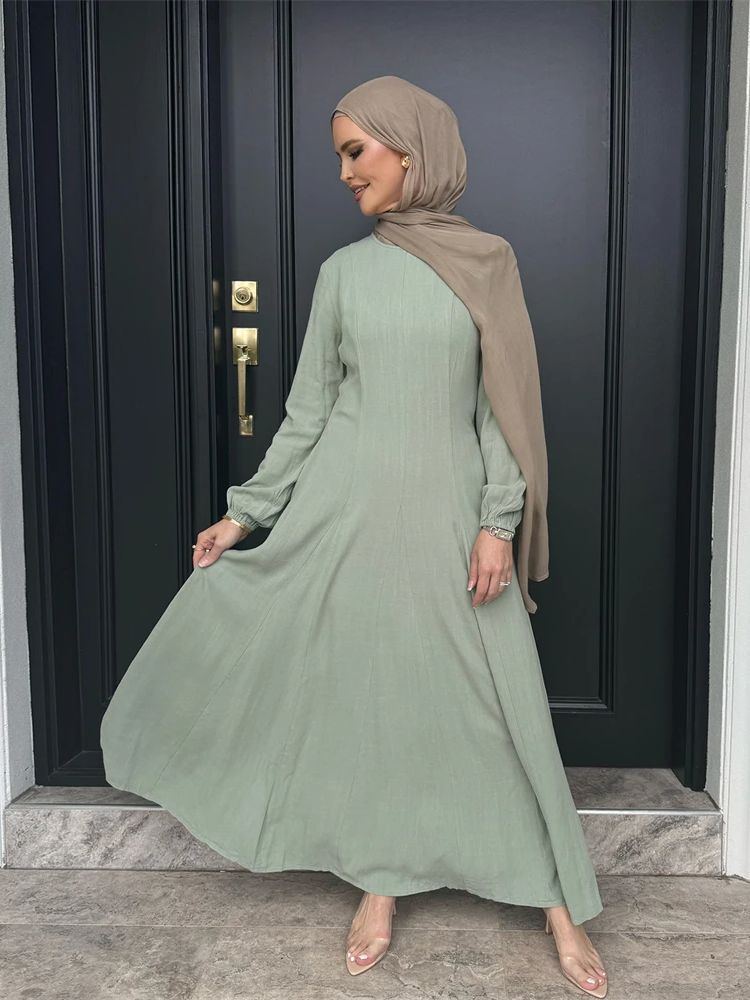 Abaya-Robe musulmane arabe pour femmes, vêtements de prière modestes, caftan Kebaya, robe éducative, Ramadan, Dubaï