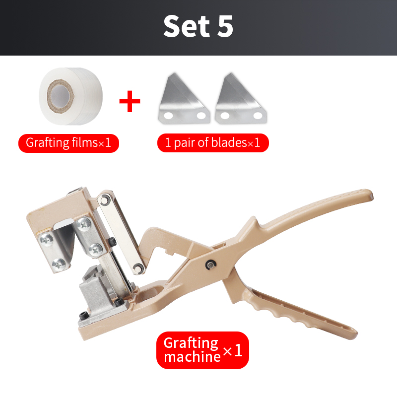 Tijeras de injerto de jardín, máquina de injerto de aleación de aluminio para árboles frutales, herramientas de jardín para cortar podadoras y jardinería: Blanco