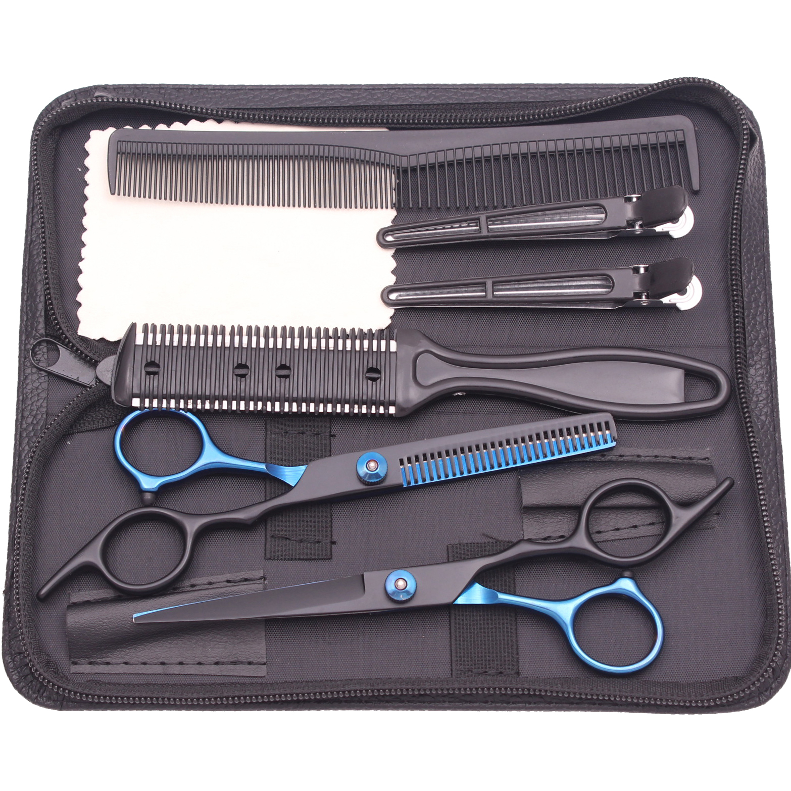6,0 '' inch haarschaar Professionele knipschaar Dunner kappers Kapselset Salon Kapper en thuis Japans staal 1001: violet