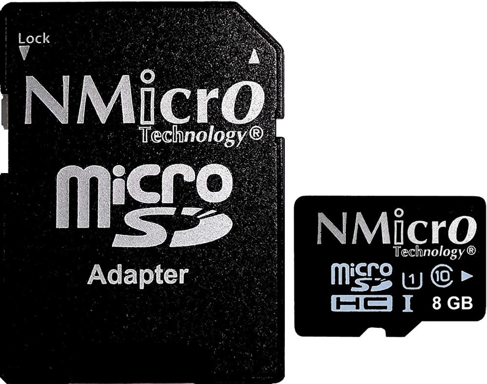 Micro Sdkaart Nmicro 8Gb Class10 Met Sd Adapter Grandado