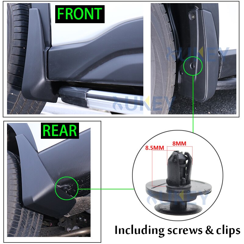 Molded Mud Flaps For Subaru Forester SK -on Mudflaps Splash Guards Flap Mudguards OE# J101SSJ000