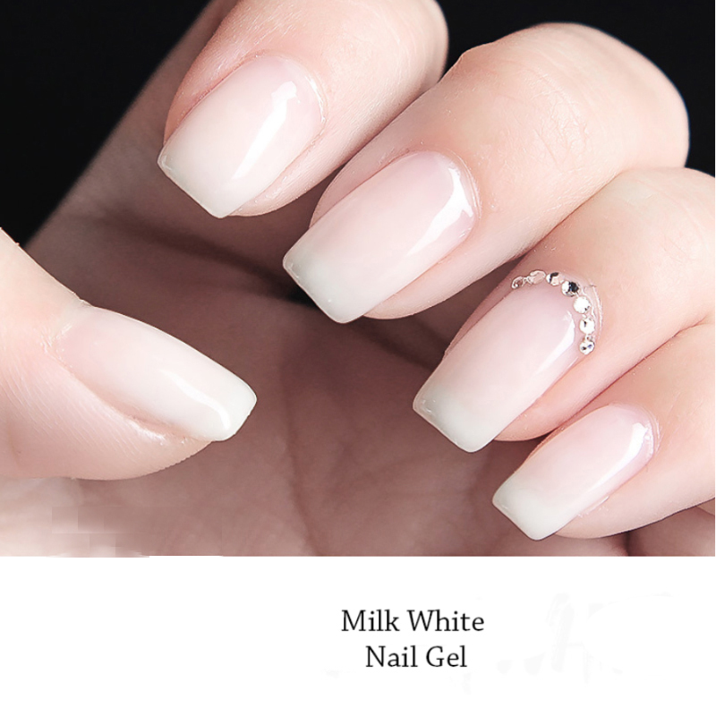 Vernis à ongles Semi-Permanent rose translucide pour manucure, Gel UV à tremper, hybride, 7.5ml