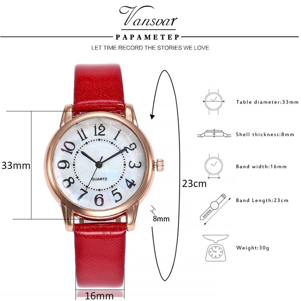 Dames Klokken Horloges Lederen Band Eenvoudig Lederen Horloge Vrouw Casual Eenvoudige Horloges Vrouwen Vrouwelijke Horloge Uur