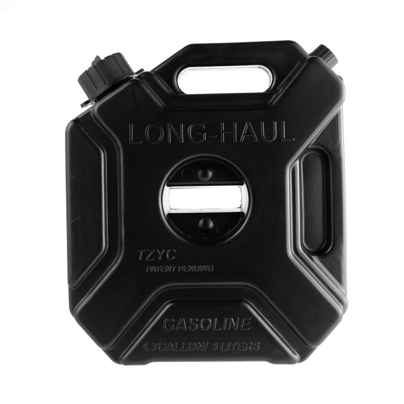 Depósito de combustible de gasolina y diésel Jerry Can, 5L negro de contenedor de aceite, repuesto de motocicleta, tanque de aceite de gasolina, jarra de combustible de reserva con bloqueo y llave