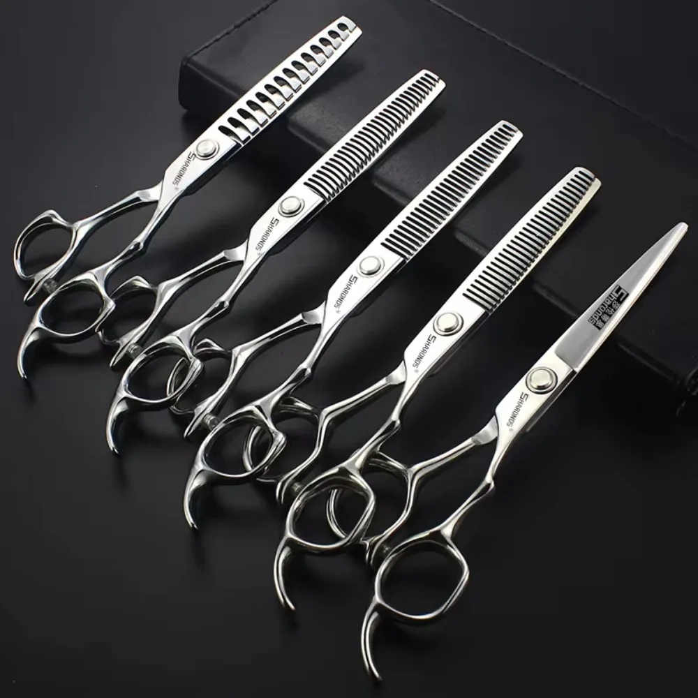 6/7/8/9 Inch hair cutting shears, Hairstylist Barber Scissors Set, Hairdressing long scissors, Hair Cutting Tools