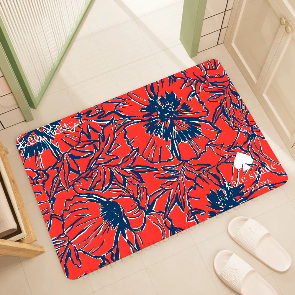 Alfombrilla con patrón de pala Kate para el hogar, felpudos absorbentes, antideslizantes, suministros de decoración del hogar