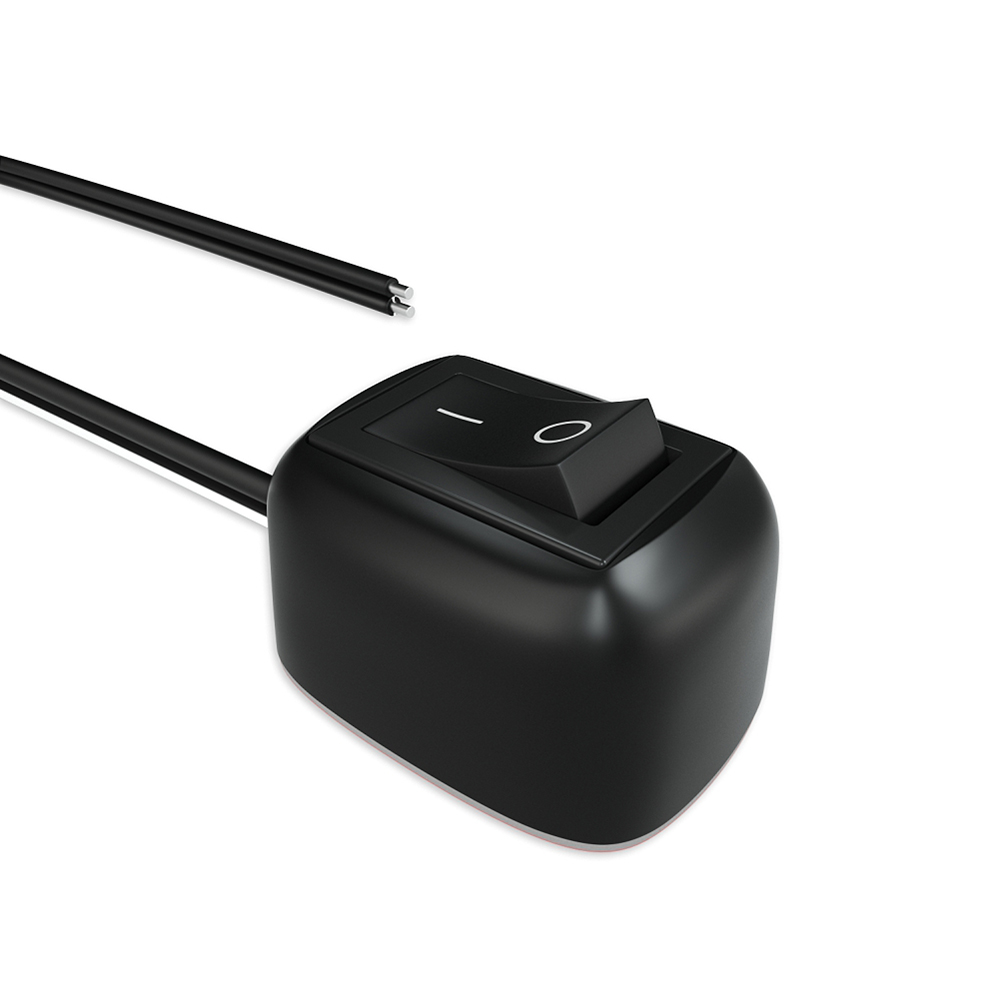 Interruptor de coche Universal de 12V CC con Cable de 50cm para luces de conducción de anillo antiniebla luces de neón