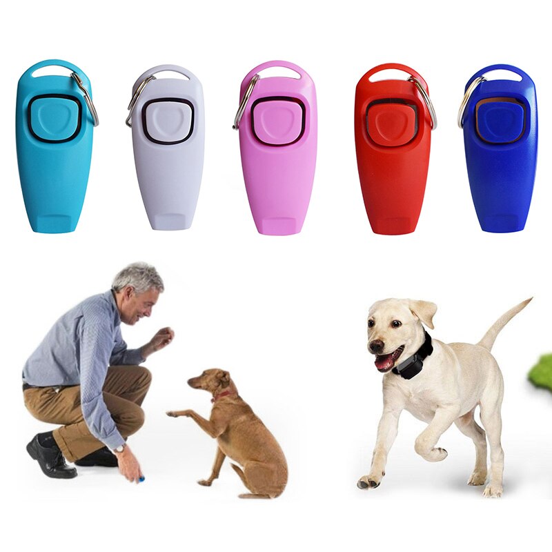 Hond Opleiding Fluitje Clicker Pet Trainer Klik Puppy Hulp Gids Gehoorzaamheid Pet Apparatuur Hond Producten Thuis Pet Supplie