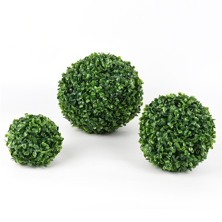 Artificial Plant Potato Sfera Faux Bosso Decorat Decorativa di Simulazione di Erba Per La Decorazione O di UN Giocattolo