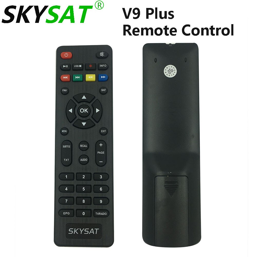 Controle remoto para skysat v9 plus sem bateria