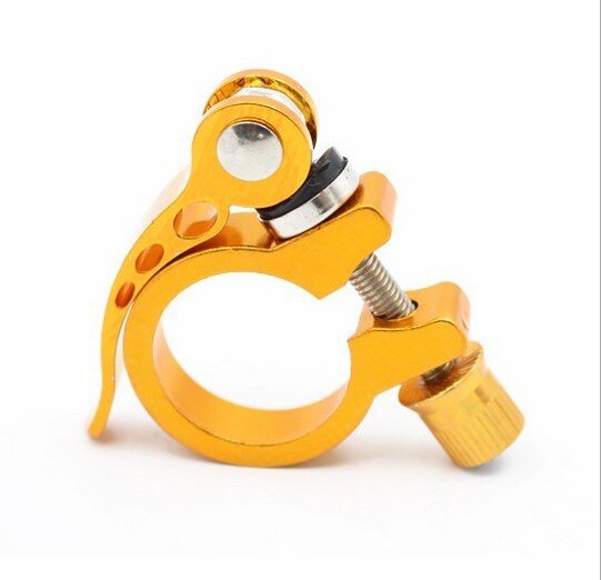 Aluminum Alloy Seatpost Clamp Quick 25.4 28.6 31.8 34.9mm MTB Bike Cycling Saddle Seat Post Clamp Quick Release Spare Parts