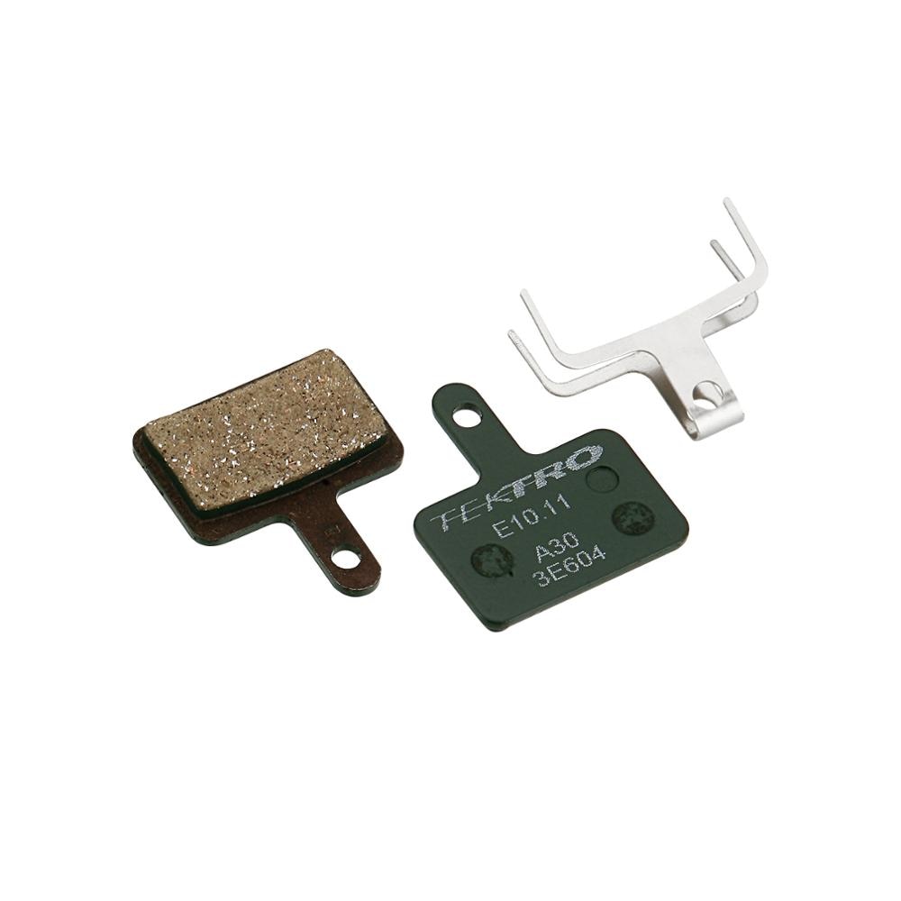 Tektro original  e10.11 sykkel skivebremseklosser mtb sykkel sykkel sykkel bremsekloss organisk sammensatt bremsekloss for tektro zoom