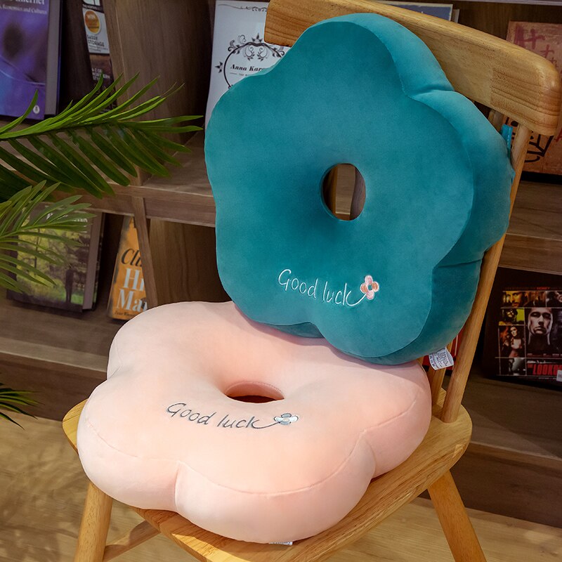 Almohadas con forma de flor, almohadas, decoración barata Cojines de asiento de coche para el hogar, cojines almohadones decorativos gruesos para sillas de oficina para sofá