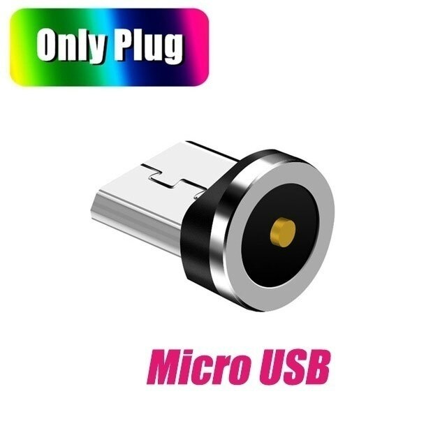 1/3/10Pcs Ronde Magnetische Kabel Plug Type C Micro Usb C 8 Pin Stekkers Snelle Opladen adapter Telefoon Microusb Type-C Magneet Plug