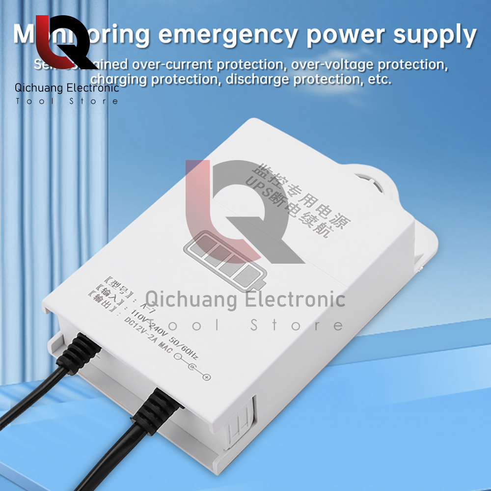 12v ups avbrottsfri strömförsörjning multifunktionell mini ups batteri backup säkerhet standby strömförsörjning för wifi ip kamera