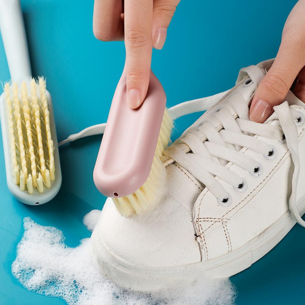 Cleaning Brush Good Sneaker Cleaner Brush Scrubbing Supplies Hanging Hole Comfortable to Grip Sneaker Brush