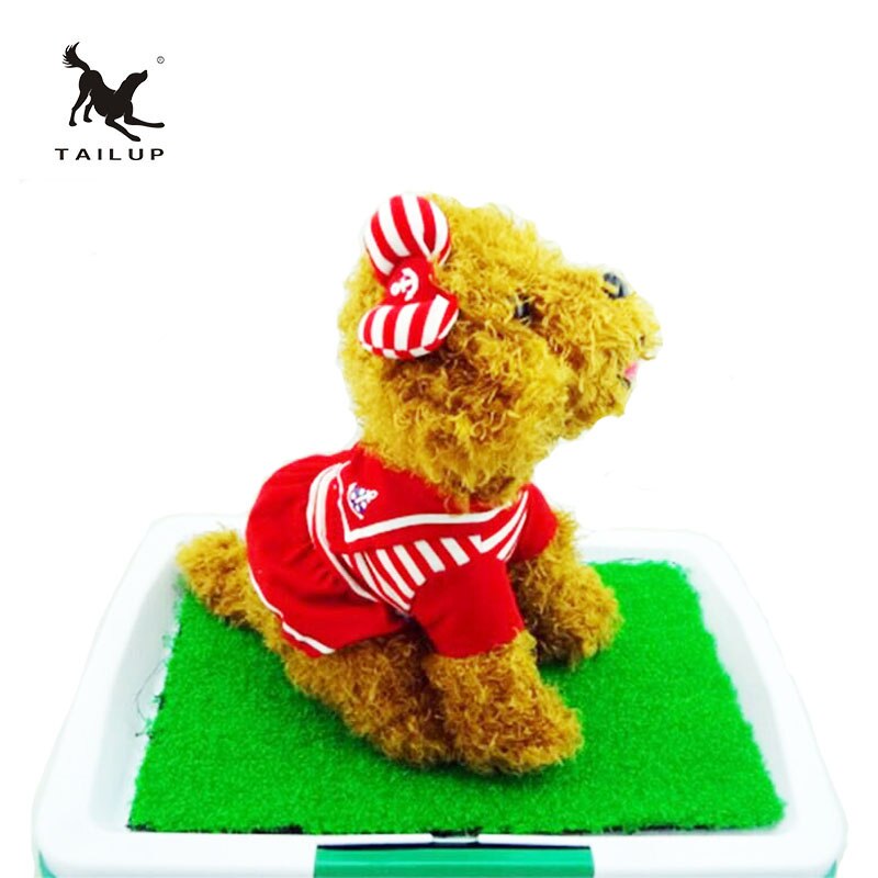 TAILUP Pet Training Toilet Voor Honden ThreeTier Grid Met Gazon Lade Voor Honden Puppy Kattenbakvulling Dozen