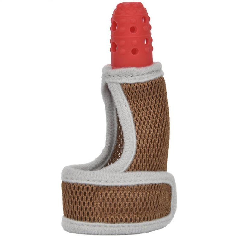 Bébé Silicone molaire doigt manchon bébé respirant pouce manchon maternité enfant main Anti-morsure dents colle K8E7: G