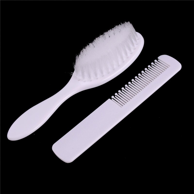 2Pcs/Set Baby Soft Hair Brush ABS Newborn Hair Brush Infant Head Comb