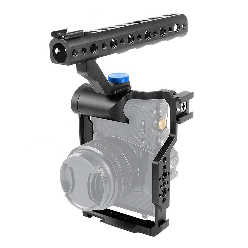 Aluminium Fotografie Konijn Kooi + Handvat Kit Flitsschoen Beugel Uitbreiding Accessoires Voor Fujifilm XT20/XT30 Camera 'S