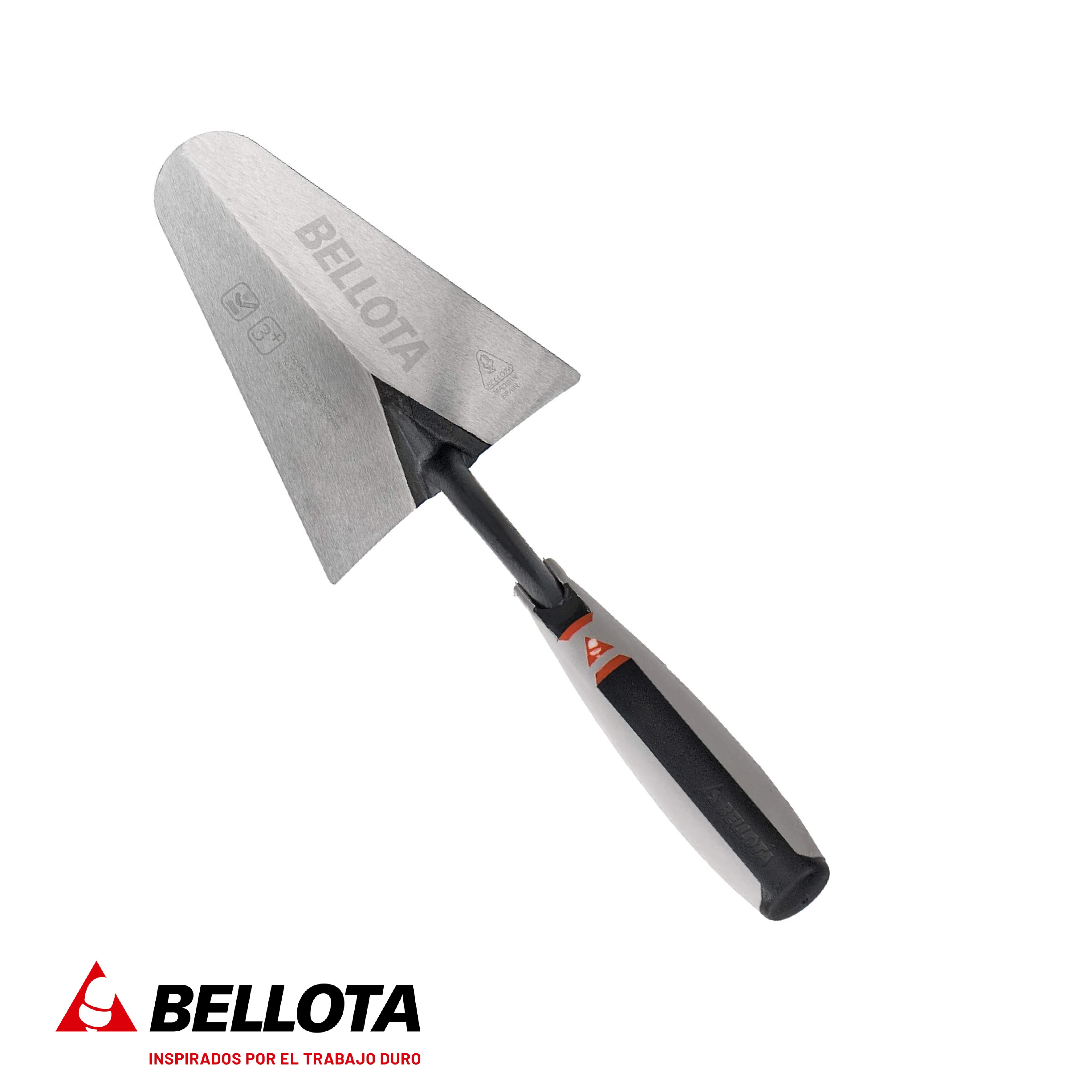 PALETA MADRILEÑA mango ergonómico de BELLOTA para preparar el cemento y el mortero