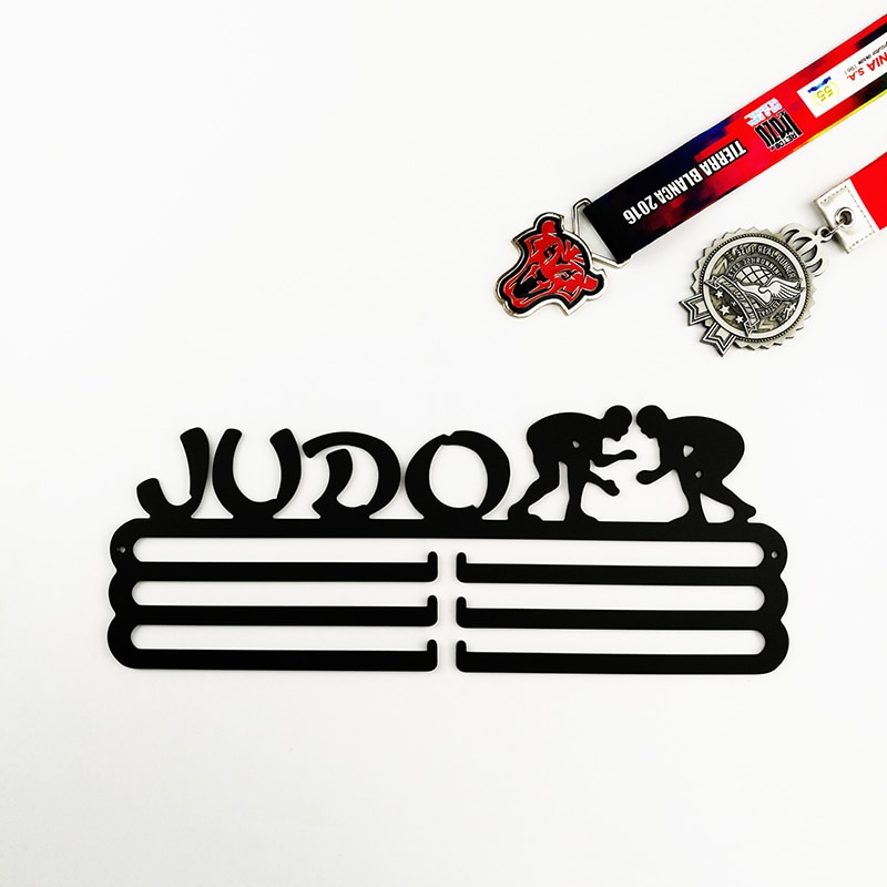 Cintre de médaille de JUDO cintre de médaille de Sport pour le support de médaille de JUDO pour plus de 30 médailles