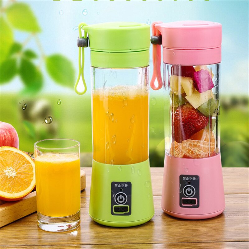 Portable USB Juicer Mini Blender Electric Juicer Machine Fruit Blender Mini Food Processor Personal Lemon Squeezer Juice Maker