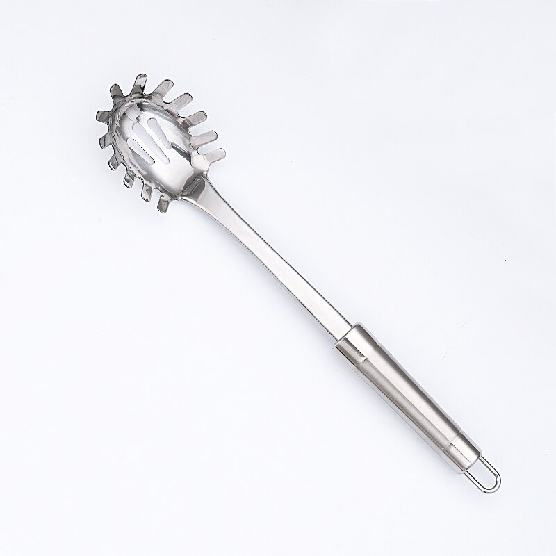 Cookware 6Pieces Set Stainless Steel Spatula Spoon Masher Skimmer Shovel Meat Fork Peeler Non Stick Tools Kitchen Utensils: spaghetti claws