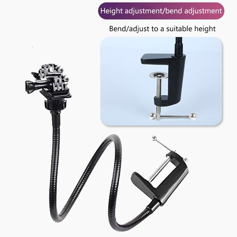 Acetaken Webcamstandaard - 25 zwanenhals klem bureau webcam montagearm voor Logitech Webcam C920s C920 C930e C922x C930 C922 C925e C615 Brio