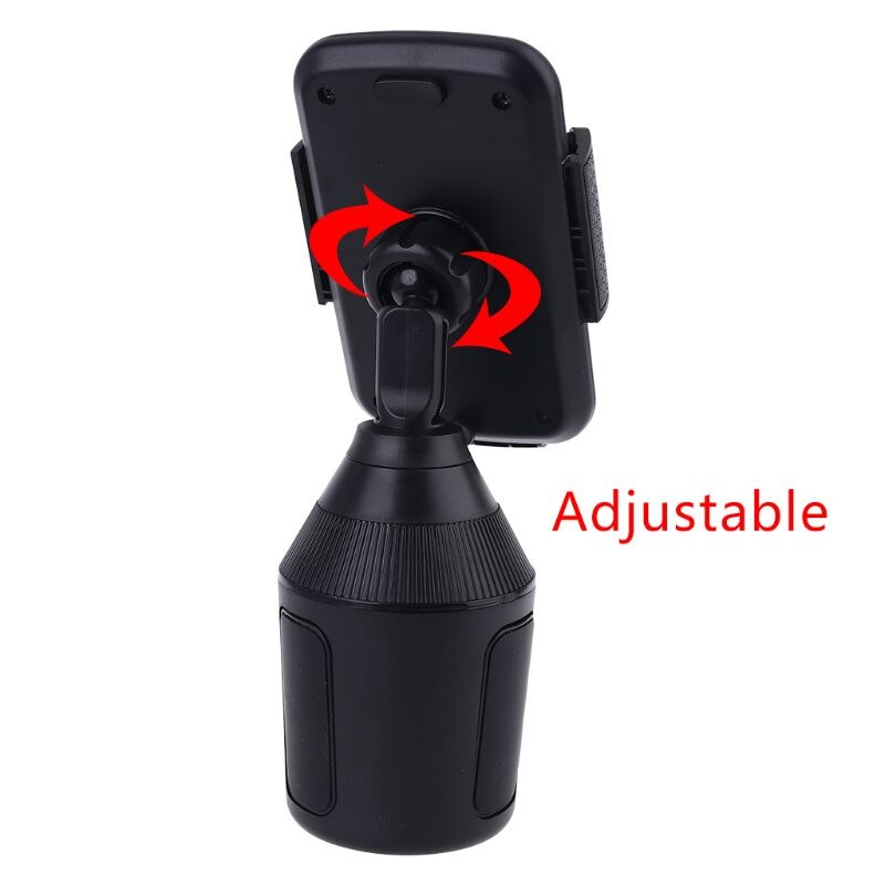 Universal Adjustable Cup Holder 360 Degree Rotatable Car Mount Bracket Stand Cradle For Mobile Phone